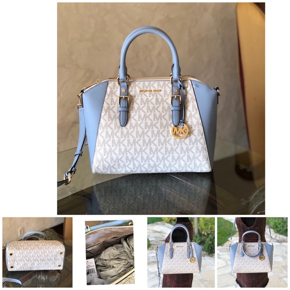 NWT Michael Kors LG Ciara Handbag&wallet&pom pom - Picture 5 of 8